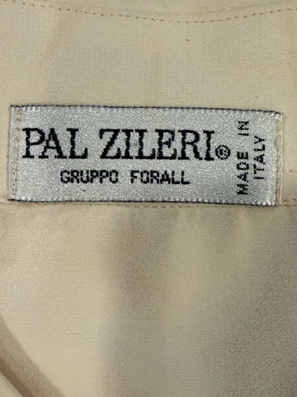 Pal Zileri Men's Cream Dress Trousers